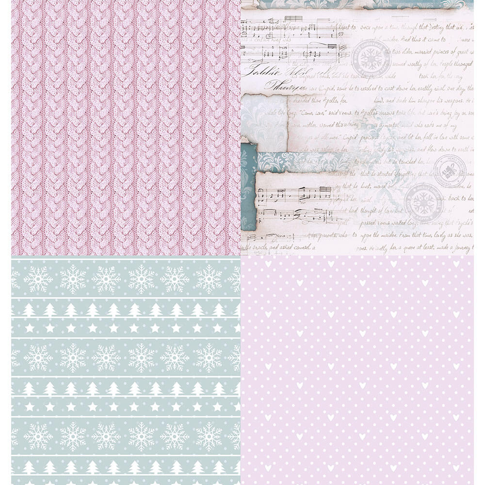 Papel Scrapbook Litoarte SDN-178 Encanto de Natal 30,5x30,5cm - Palácio da Arte