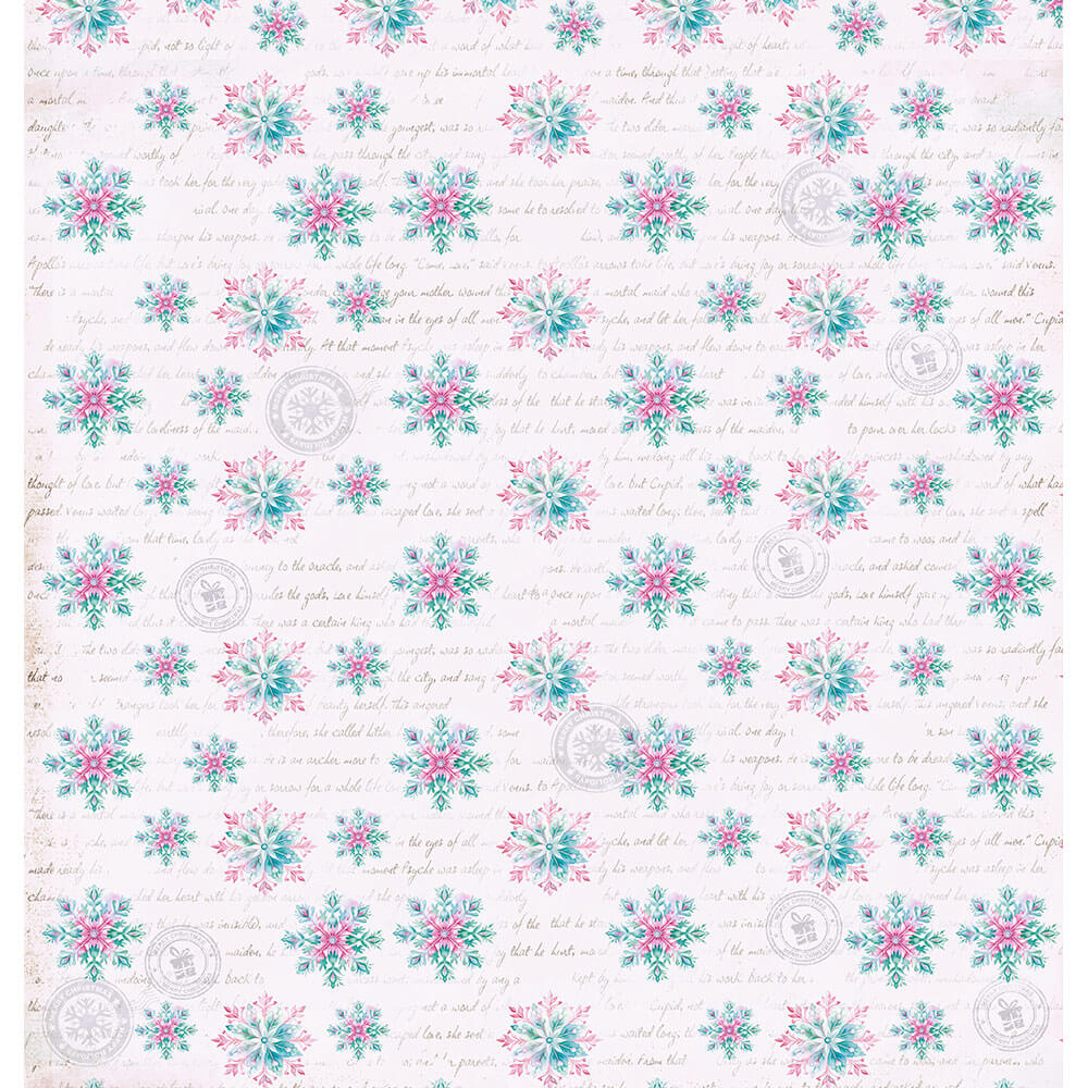 Papel Scrapbook Litoarte SDN-180 Encantos de Natal 30,5x30,5cm - Palácio da Arte