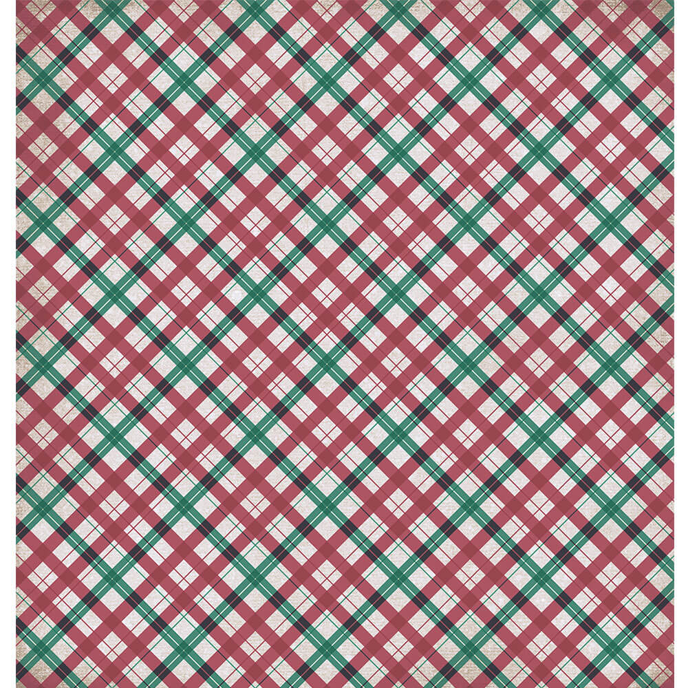 Papel Scrapbook Litoarte SDN-186 Jardim de Natal 30,5x30,5cm - Palácio da Arte