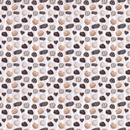 Papel Scrapbook Litoarte SDP-028 Chocolates 30,5x30,5cm - Palácio da Arte