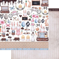 Papel Scrapbook Litoarte SDP-030 Recorte 30,5x30,5cm - Palácio da Arte