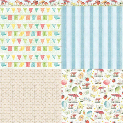 Papel Scrapbook Litoarte SDP-031 Coelhos 30,5x30,5cm - Palácio da Arte
