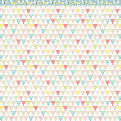 Papel Scrapbook Litoarte SDP-032 Padrão 30,5x30,5cm - Palácio da Arte