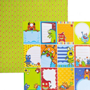 Papel Scrapbook Monstros Cards SDF243 Toke e Crie - Palácio da Arte