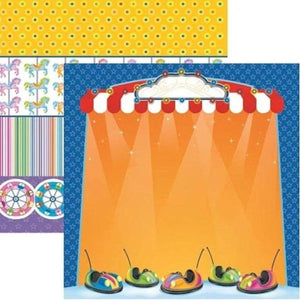 Papel Scrapbook Parque Bate-Bate SDF413 Toke e Crie Dupla Face - Palácio da Arte
