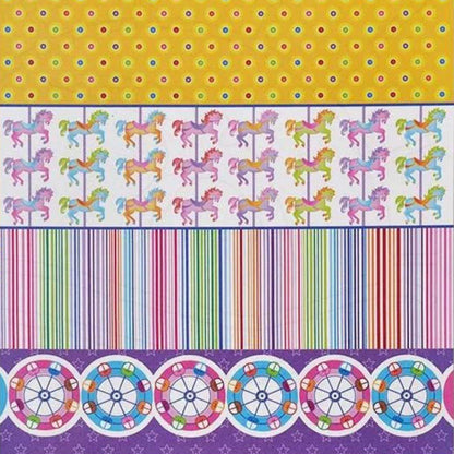 Papel Scrapbook Parque Bate-Bate SDF413 Toke e Crie Dupla Face - Palácio da Arte