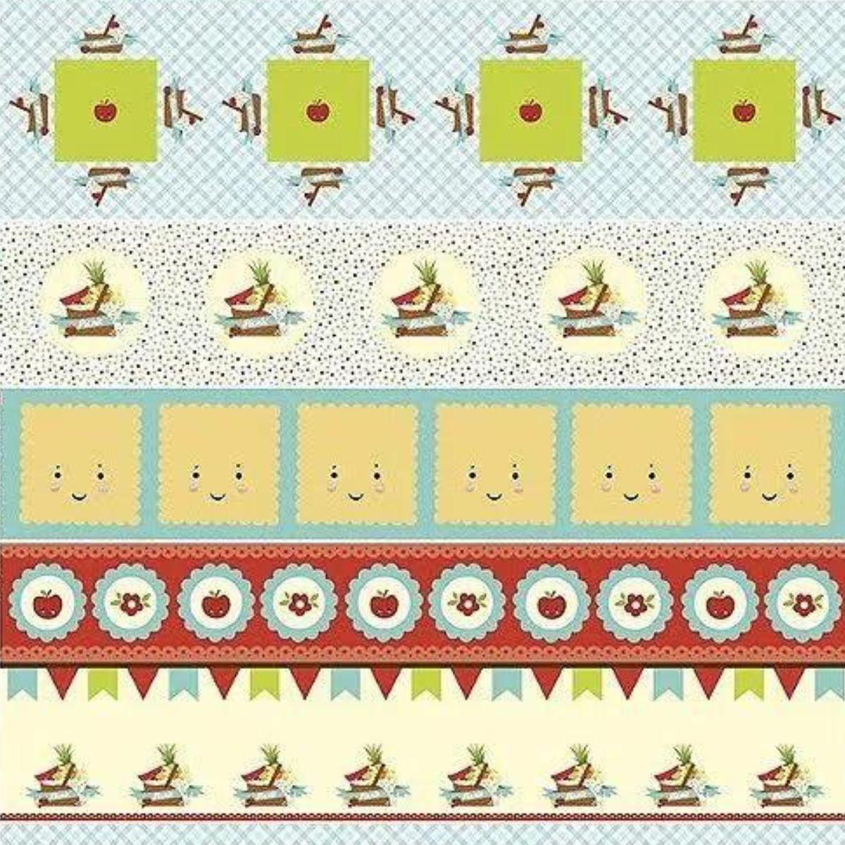 Papel Scrapbook Picnic Tags e Bandeirolas SDF602 Toke e Crie - Palácio da Arte