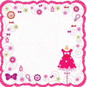 Papel Scrapbook Teen Estilizada Vestido SDF079 Toke e Crie - Palácio da Arte