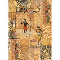Papel Seda Litoarte PSL-008 Cultura Africana 67,5x46cm - Palácio da Arte