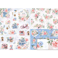 Papel Seda Litoarte PSL1-001 Amor com Arte Rosas e Carta 67,5x46cm - Palácio da Arte