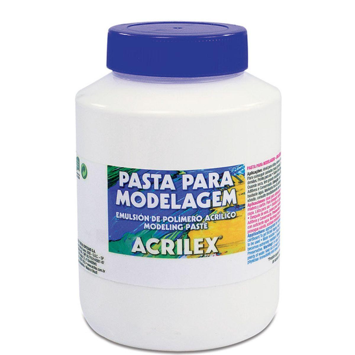 Pasta para Modelagem Acrilex 500ml - Palácio da Arte