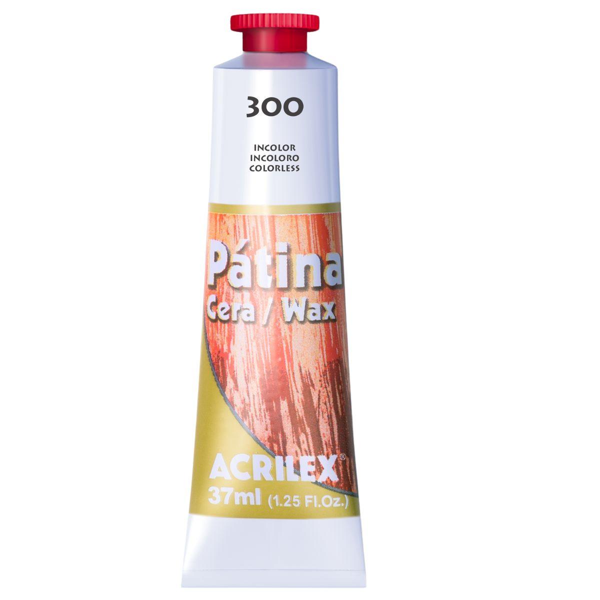 Pátina Acrilex em Cera Natural 37ml Efeito de Envelhecimento - Palácio da Arte