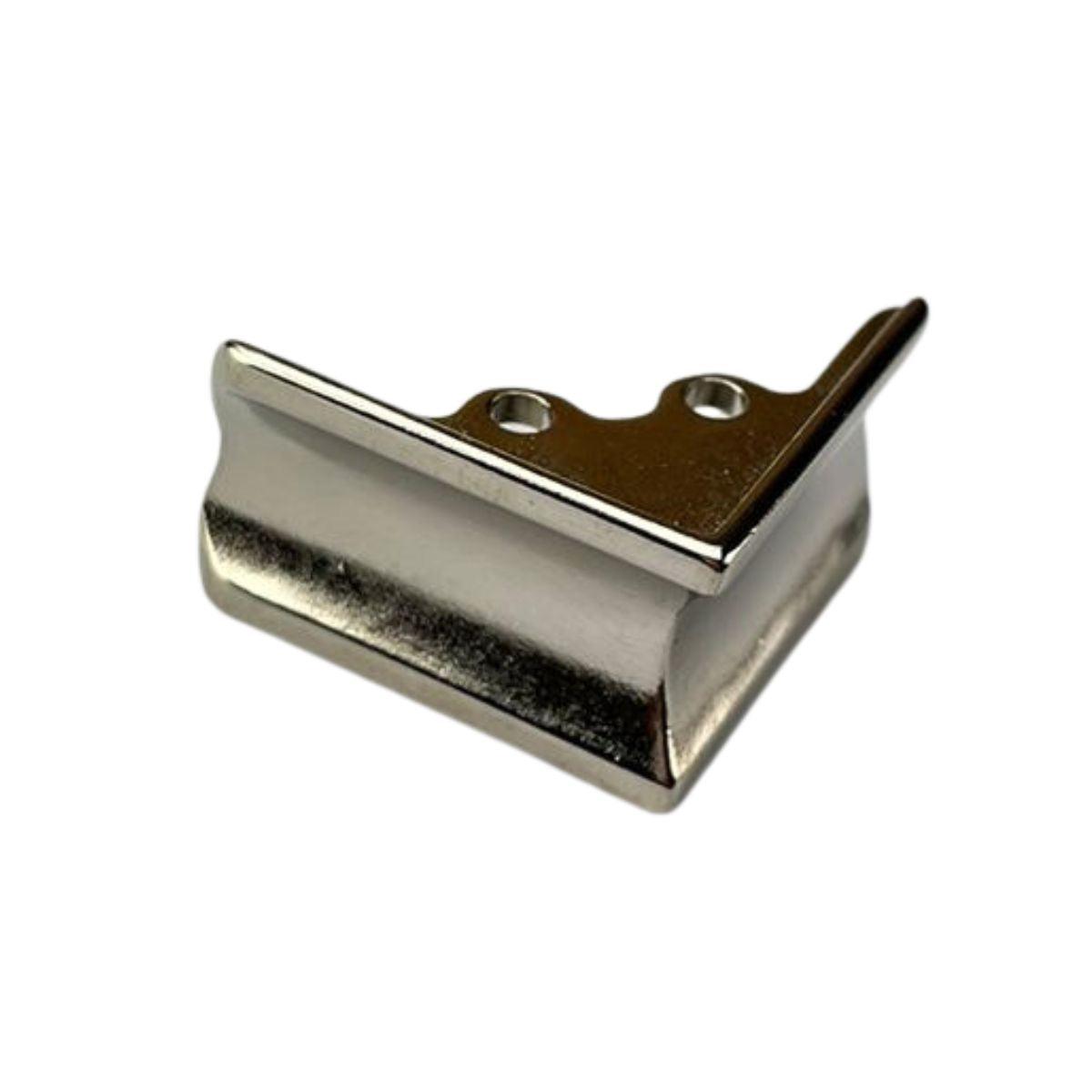 Pezinho Cantoneira Ovalada em Metal Niquel 2,6x2,6cm Kit com 4 peças - Palácio da Arte