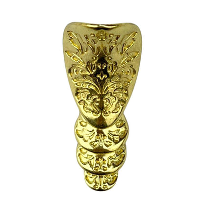 Pezinho Egípcio Bota em Metal Dourado 1,8x4,5cm Kit com 4 peças - Palácio da Arte
