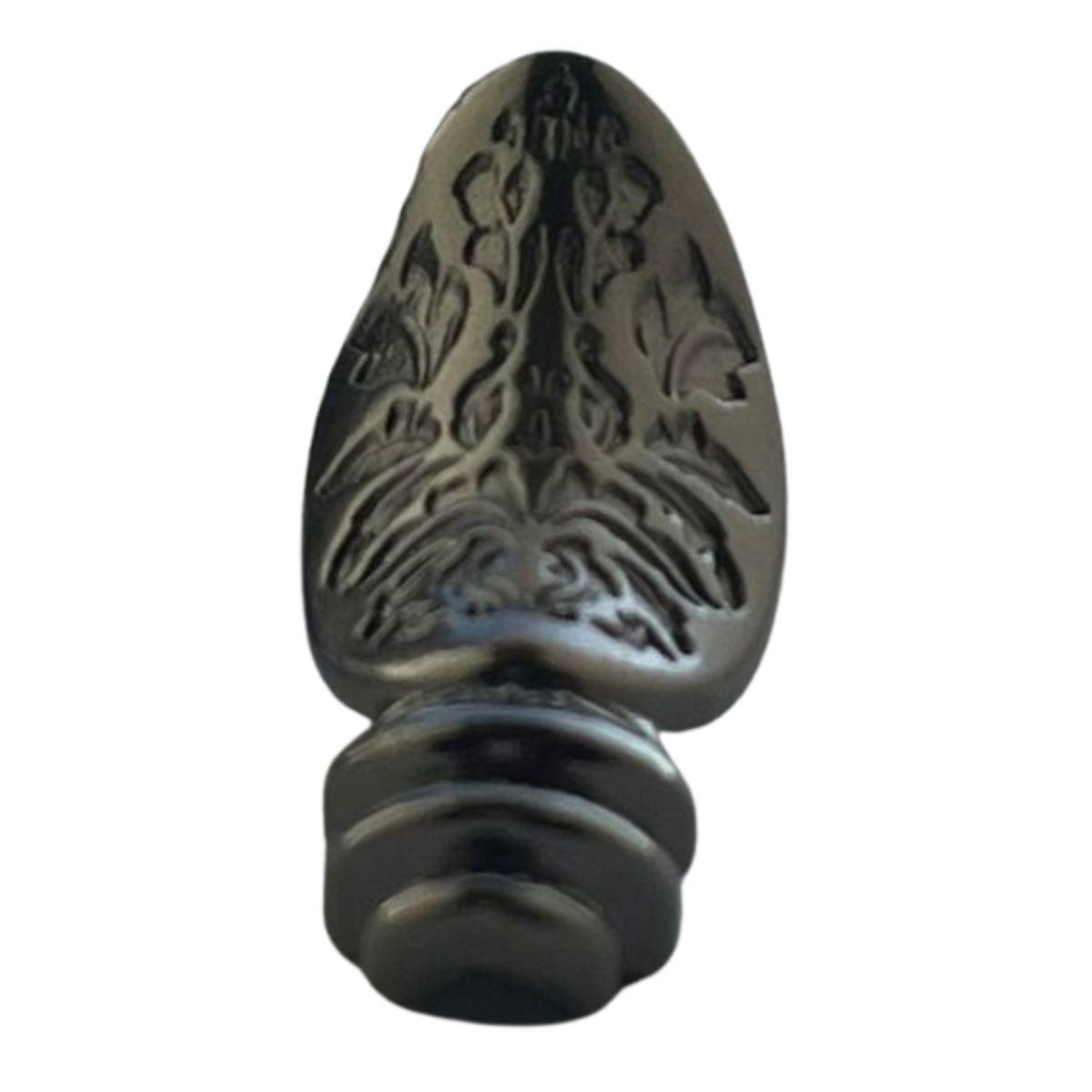 Pezinho Egípcio Bota em Metal Grafite 1,8x4,5cm Kit com 4 peças - Palácio da Arte