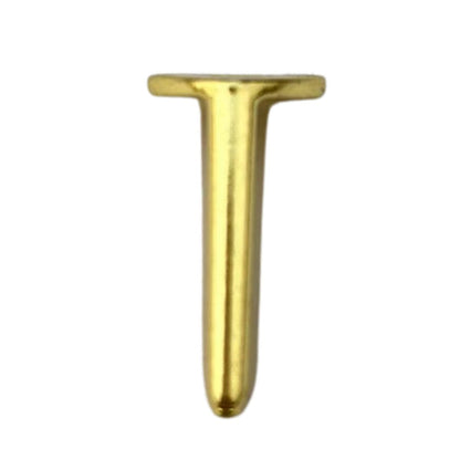 Pezinho Reto Fino em Metal Dourado 1,5x3,2cm Kit com 4 peças - Palácio da Arte