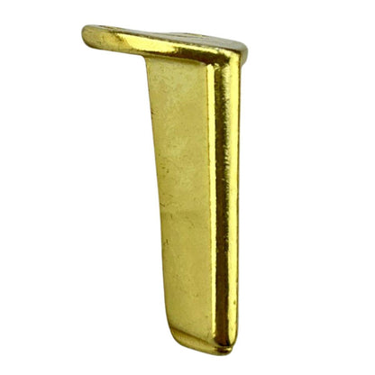 Pezinho Reto Fino em Metal Dourado 1,5x3,2cm Kit com 4 peças - Palácio da Arte