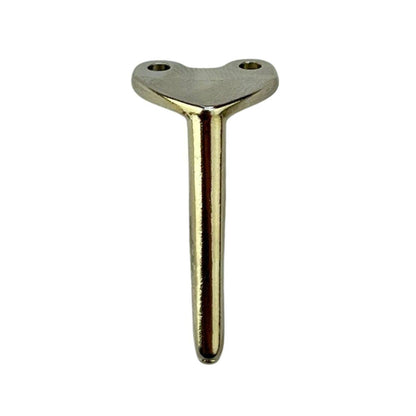 Pezinho Reto Fino em Metal Niquel 1,5x3,2cm Kit com 4 peças - Palácio da Arte