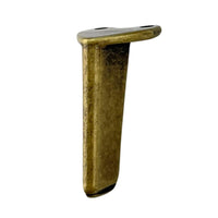 Pezinho Reto Fino em Metal Ouro Velho 1,5x3,2cm Kit com 4 peças - Palácio da Arte