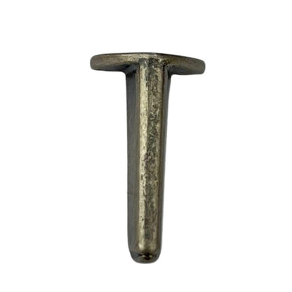 Pezinho Reto Fino em Metal Prata Velha 1,5x3,2cm Kit com 4 peças - Palácio da Arte