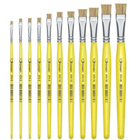 Pincel Chato 474 Condor Cerda Escolar Amarelo - Palácio da Arte
