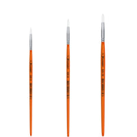 Pincel Redondo 325 Condor Cerda Sintético Especial Cabo Curto Laranja - Palácio da Arte