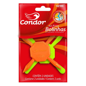 Pinta Bolinhas kit 2 pçs Condor 555 - Palácio da Arte