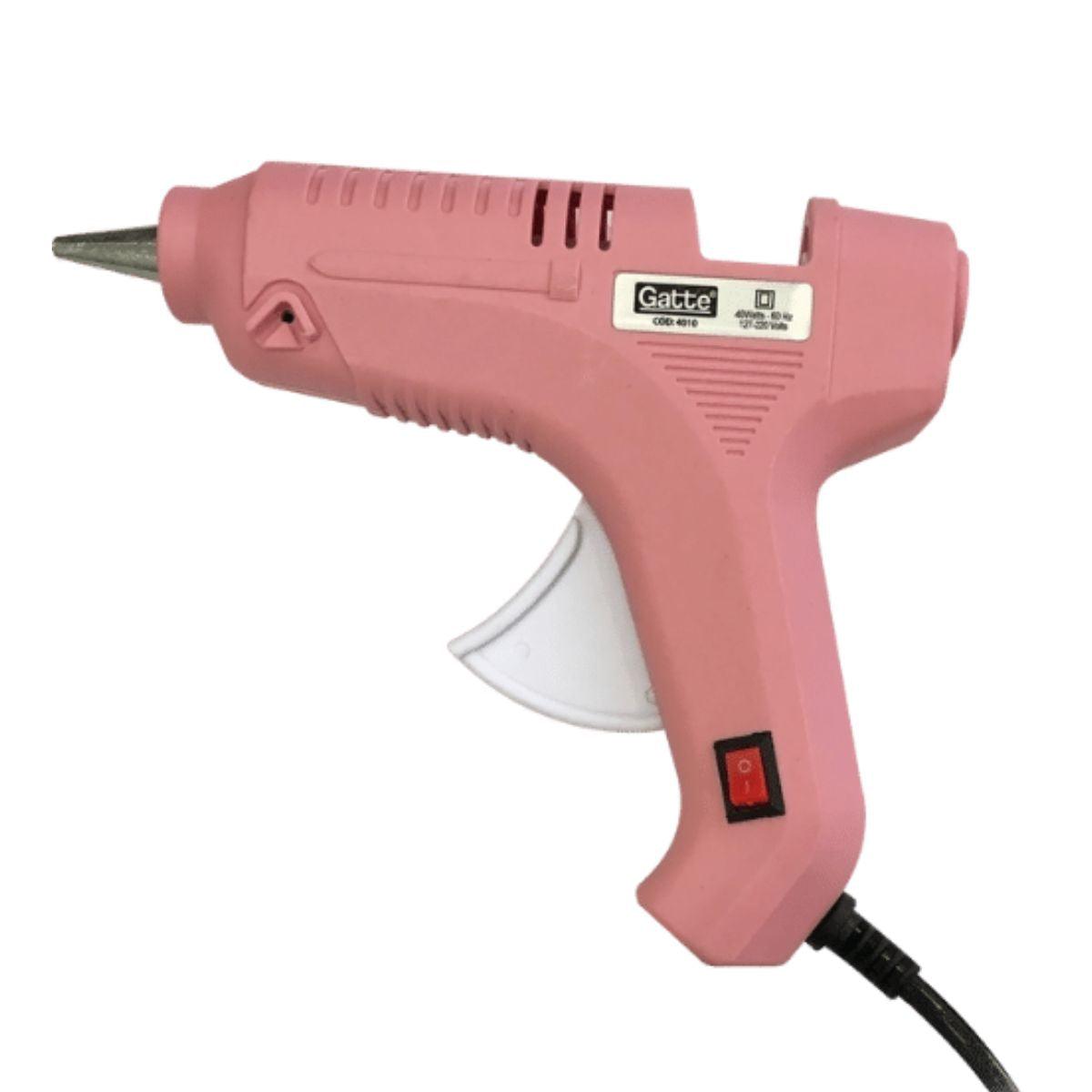 Pistola para Cola Quente Profissional Make Mais 40W Bivolt Rosa - Palácio da Arte