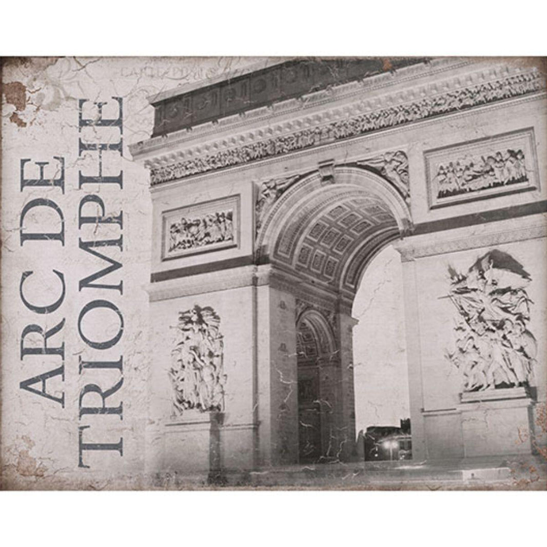 Placa Decorativa Litoarte DHPM-052 Arc de Triomphe 24x19cm - Palácio da Arte