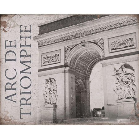 Placa Decorativa Litoarte DHPM-052 Arc de Triomphe 24x19cm - Palácio da Arte