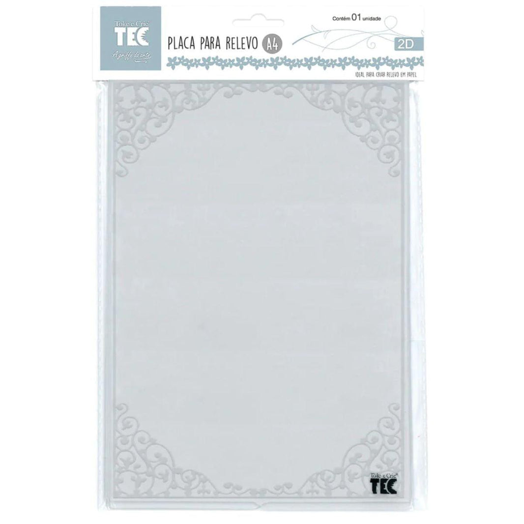 Placa para Relevo 2D Elegance A4 PPR030 29,7x21 Moldura Toke e Crie - Palácio da Arte