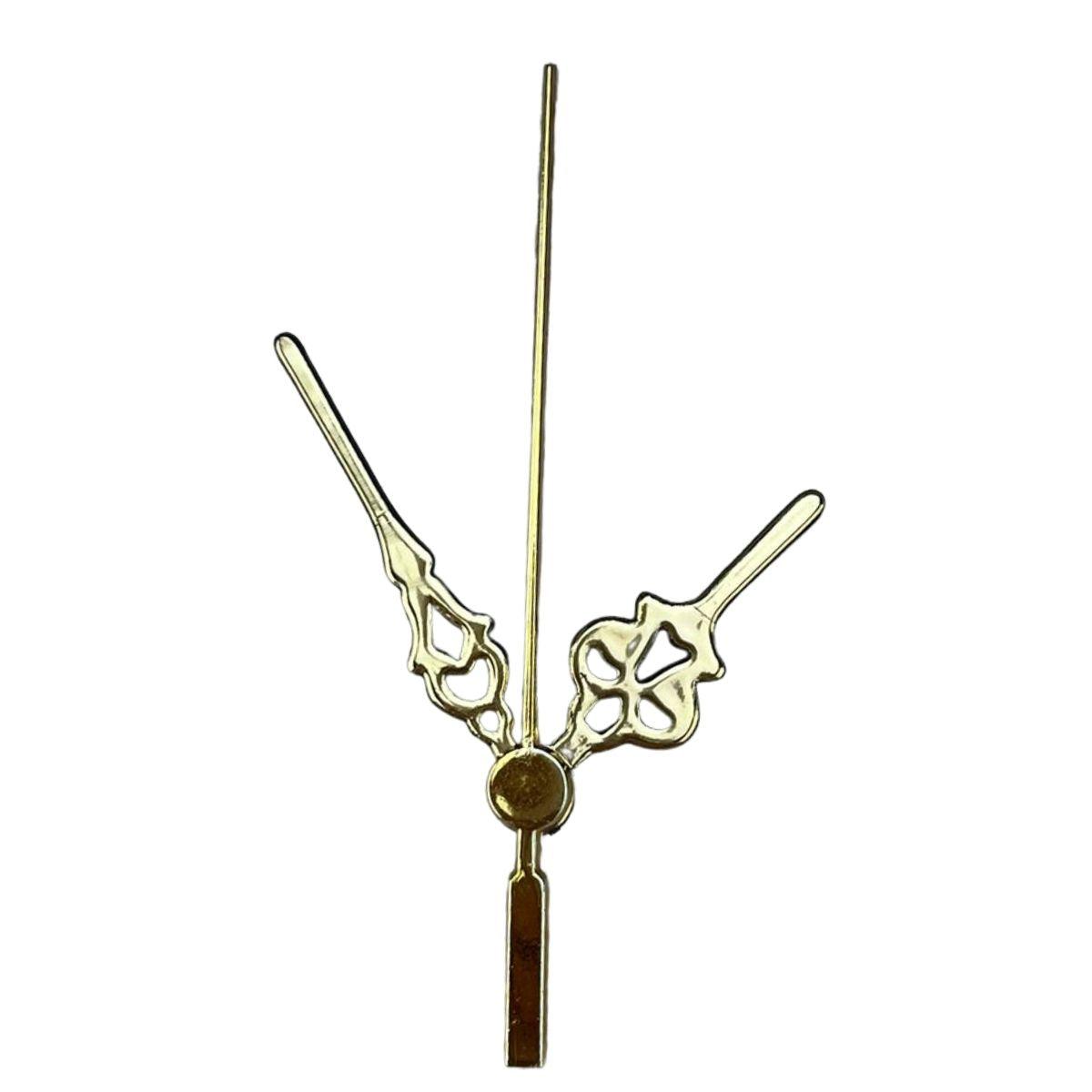 Ponteiros para Máquina de Relógio Colonial 6cm Ouro - Palácio da Arte