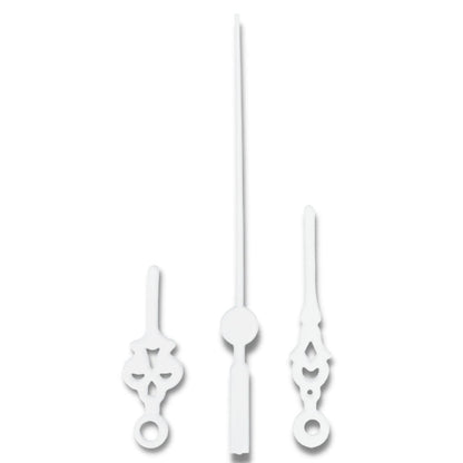 Ponteiros para Máquina de Relógio Colonial 7cm Branco - Palácio da Arte