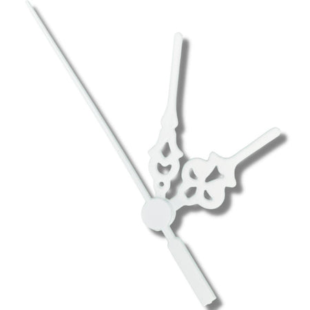 Ponteiros para Máquina de Relógio Colonial 7cm Branco - Palácio da Arte