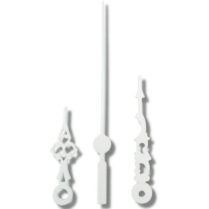 Ponteiros para Máquina de Relógio Luiz XV 6cm Branco - Palácio da Arte