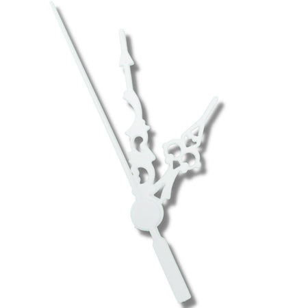Ponteiros para Máquina de Relógio Luiz XV 6cm Branco - Palácio da Arte