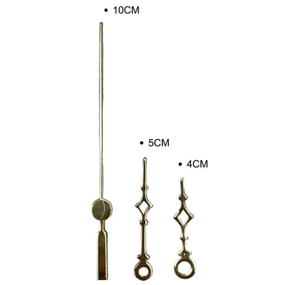 Ponteiros para Máquina de Relógio Universal 5cm Ouro - Palácio da Arte