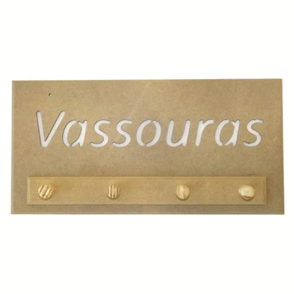 Porta Vassouras Vazado com 4 Pitões em MDF - Palácio da Arte