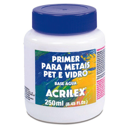 Primer Acrilex Branco para Metais Pet e Vidro 250ml - Palácio da Arte