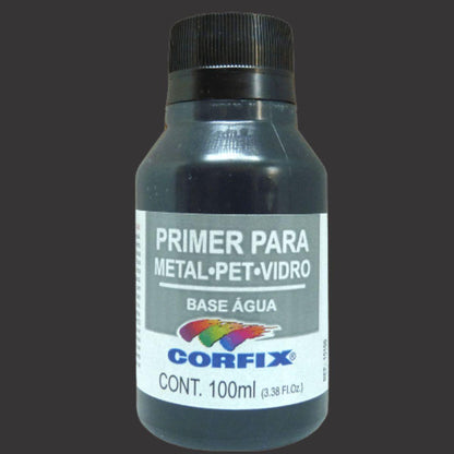 Primer Corfix 100ml para Metais PET e Vidro - Palácio da Arte