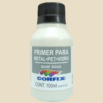 Primer Corfix 100ml para Metais PET e Vidro - Palácio da Arte