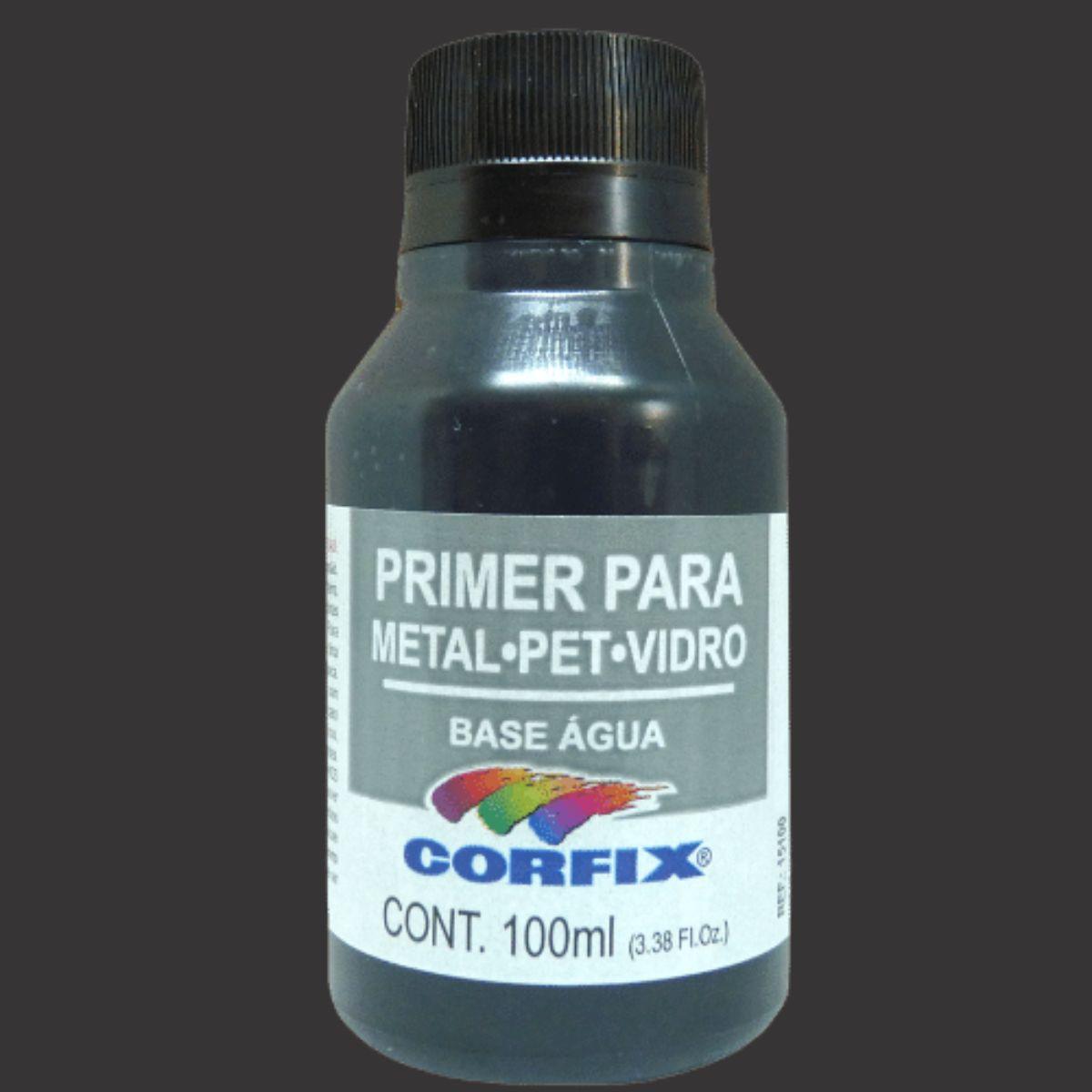 Primer Corfix 100ml para Metais PET e Vidro - Palácio da Arte