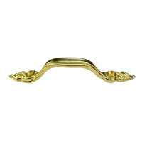 Puxador Alça Wings Asas G em Metal Dourado 9x1cm Kit com 2 peças - Palácio da Arte