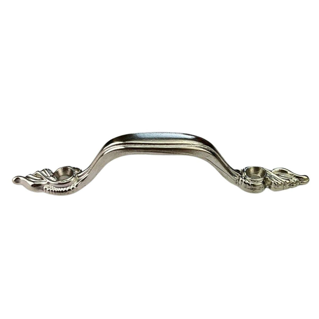 Puxador Alça Wings Asas G em Metal Niquel 9x1cm Kit com 2 peças - Palácio da Arte