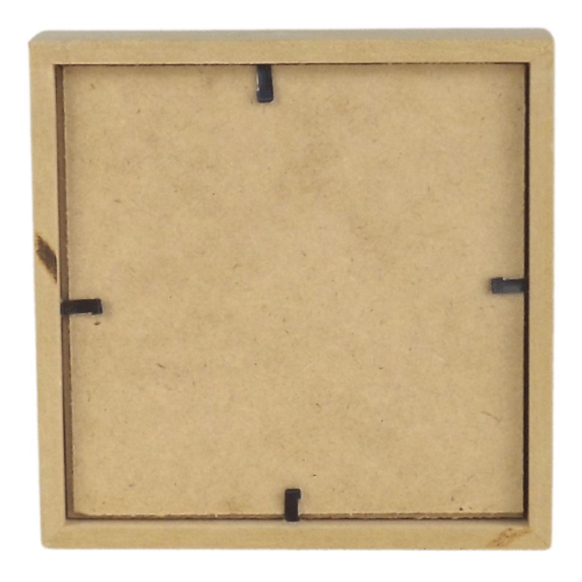 Quadro Scrapbook em MDF 13,8X13,8 com Vidro - Palácio da Arte