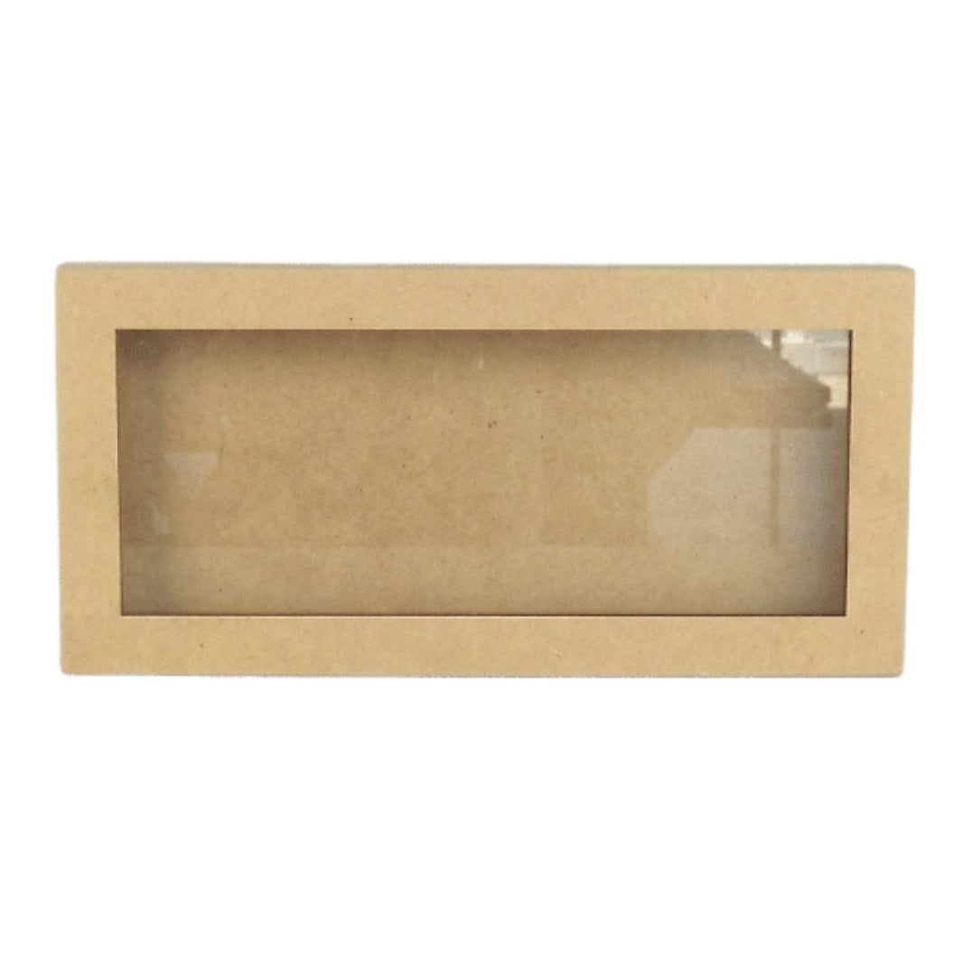 Quadro Scrapbook em MDF 28x13,7 com Vidro - Palácio da Arte