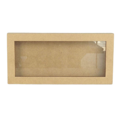 Quadro Scrapbook em MDF 28x13,7 com Vidro - Palácio da Arte