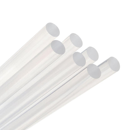 Kit 10 Bastões de Cola Quente 7mm x 30cm Transparente