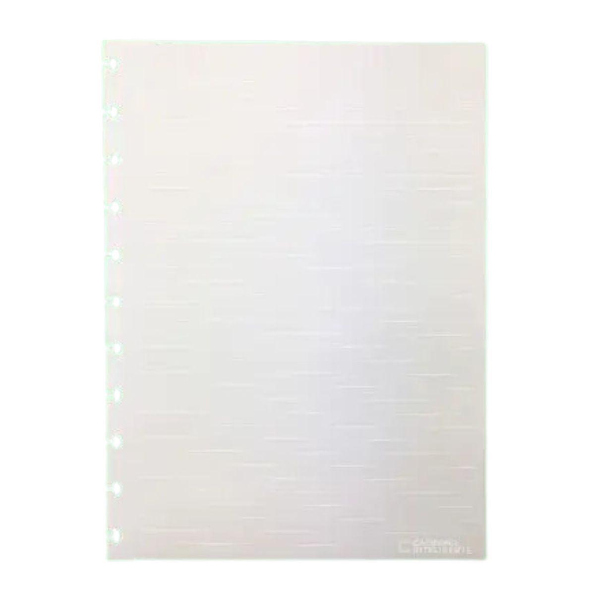 Refil Pautado Caderno Inteligente Grande Linhas Brancas 30 Folhas 120g - Palácio da Arte