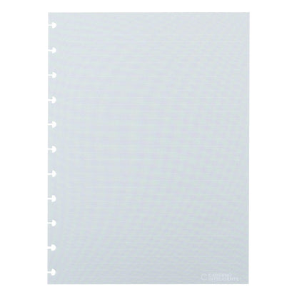 Refil Pautado Caderno Inteligente Grande Linhas Cinzas 30 Folhas 120g - Palácio da Arte